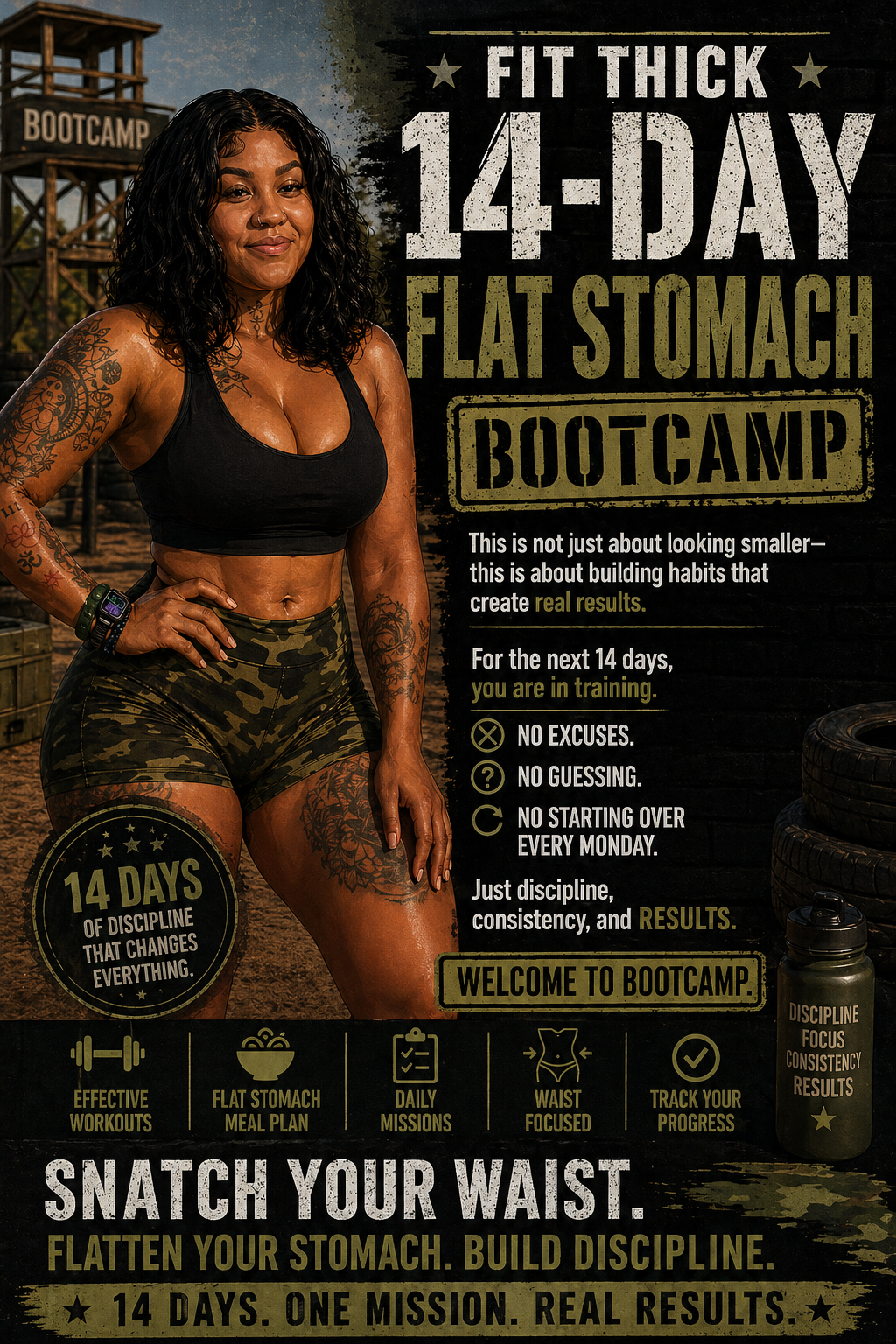 14 DAY : FLAT TUMMY CHALLENGE