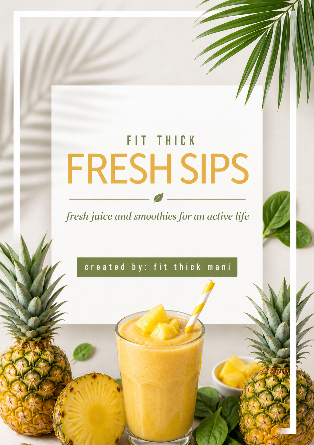 FRESH SIPS juice & smoothies ebook.